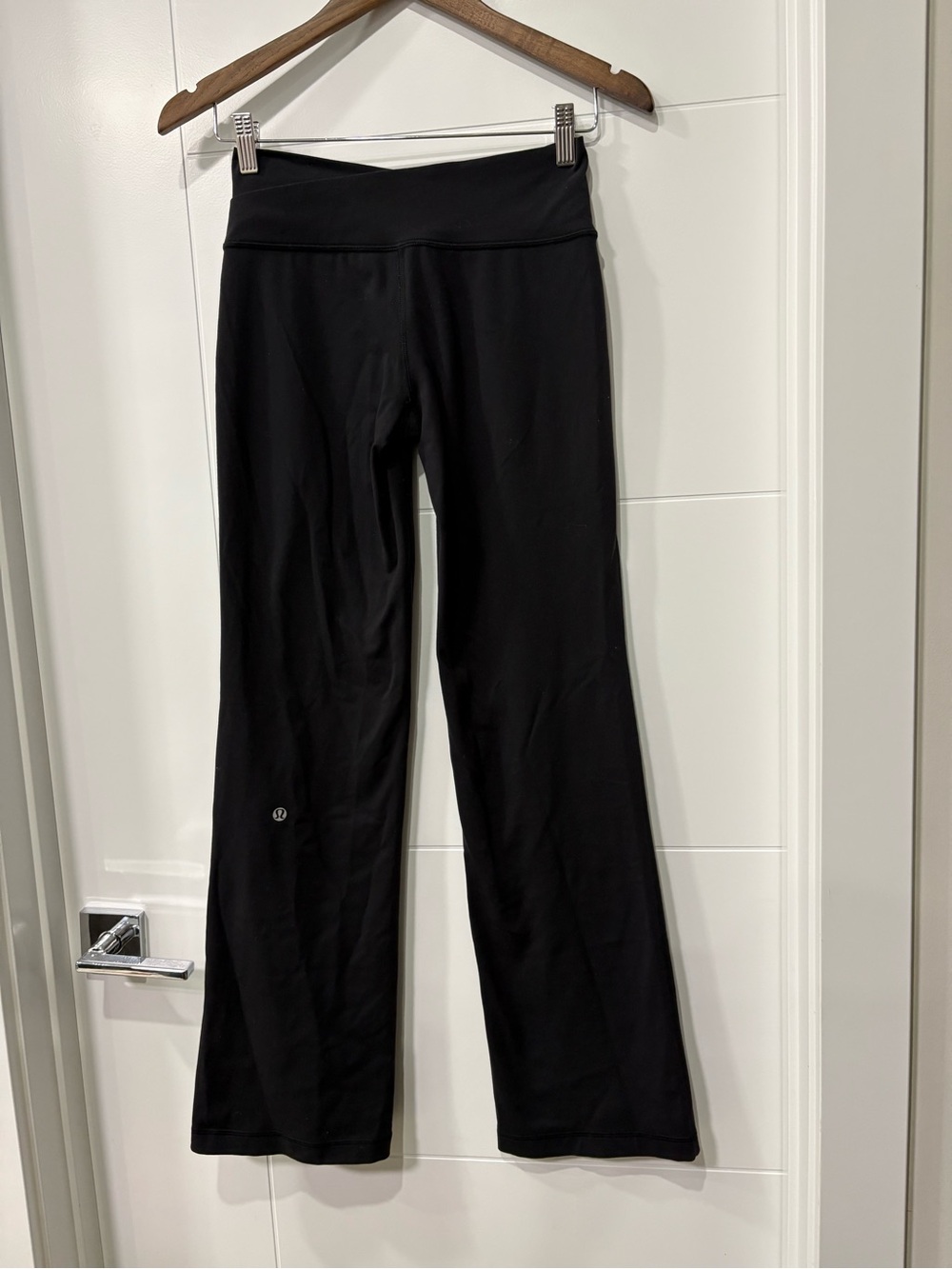 lululemon athletica Black Boot-Cut Yoga Pants